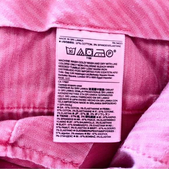 LIGHT RED KHAKI BANANA REPUBLIC SHORTS - Picture 7 of 7